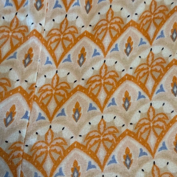 Japna Orange and Cream Patterned Pajama Set - Picture 8 of 8